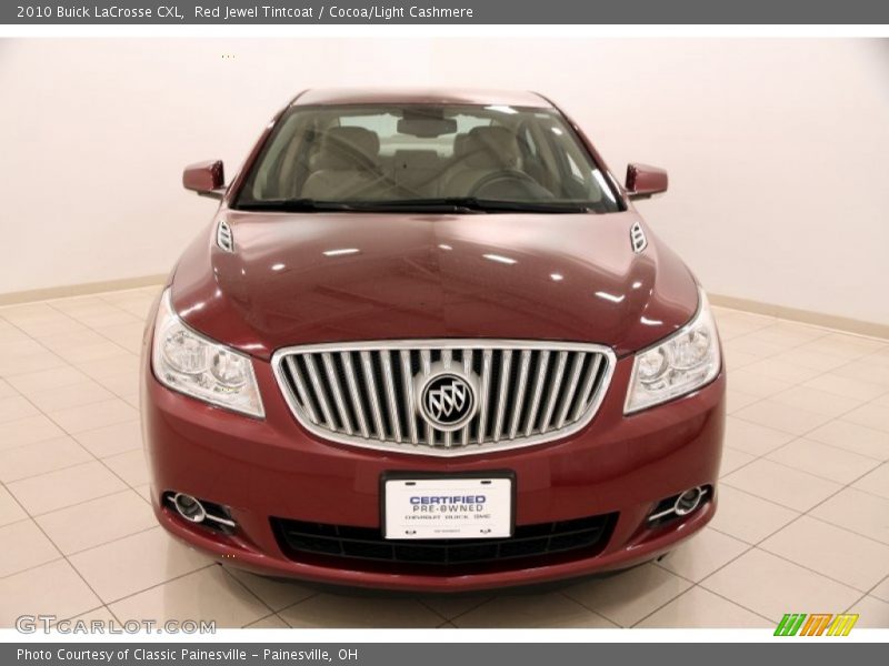 Red Jewel Tintcoat / Cocoa/Light Cashmere 2010 Buick LaCrosse CXL