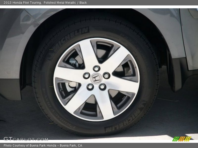 Polished Metal Metallic / Black 2013 Honda Pilot Touring