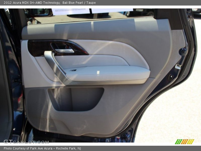 Bali Blue Pearl / Taupe 2012 Acura MDX SH-AWD Technology