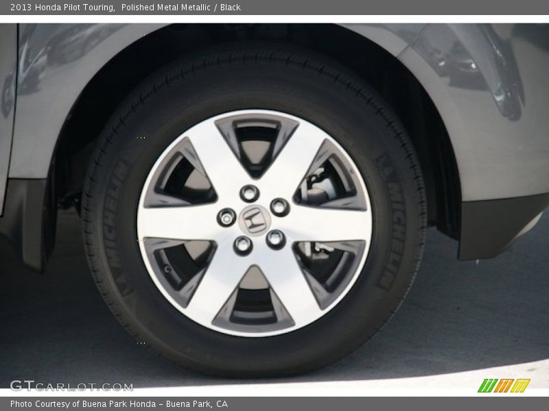 Polished Metal Metallic / Black 2013 Honda Pilot Touring