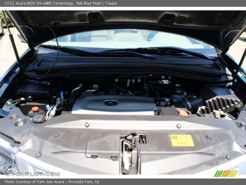 Bali Blue Pearl / Taupe 2012 Acura MDX SH-AWD Technology