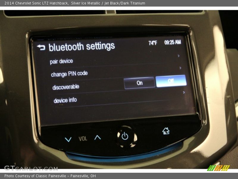 Silver Ice Metallic / Jet Black/Dark Titanium 2014 Chevrolet Sonic LTZ Hatchback