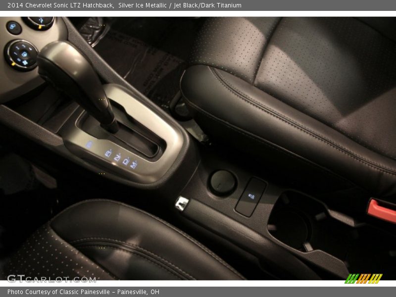 Silver Ice Metallic / Jet Black/Dark Titanium 2014 Chevrolet Sonic LTZ Hatchback