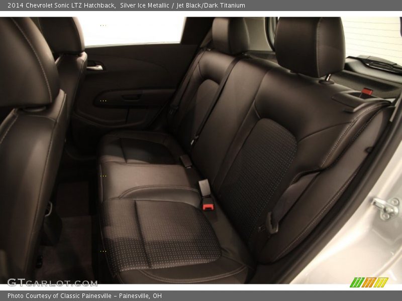 Silver Ice Metallic / Jet Black/Dark Titanium 2014 Chevrolet Sonic LTZ Hatchback