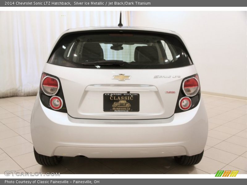 Silver Ice Metallic / Jet Black/Dark Titanium 2014 Chevrolet Sonic LTZ Hatchback