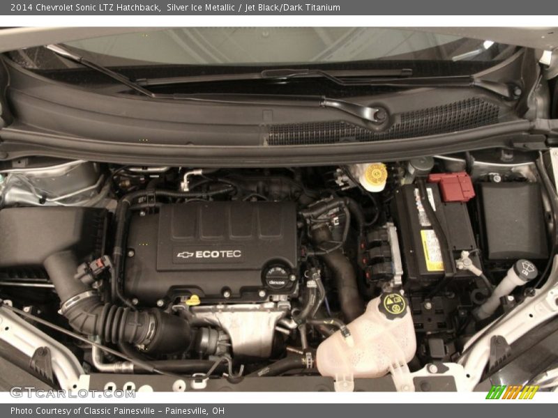 Silver Ice Metallic / Jet Black/Dark Titanium 2014 Chevrolet Sonic LTZ Hatchback