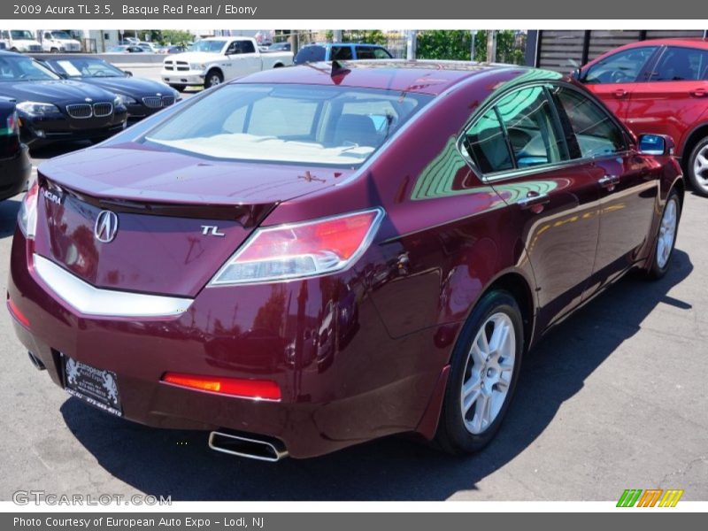 Basque Red Pearl / Ebony 2009 Acura TL 3.5