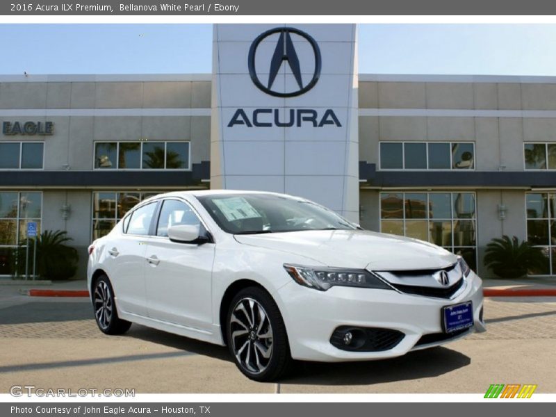 Bellanova White Pearl / Ebony 2016 Acura ILX Premium