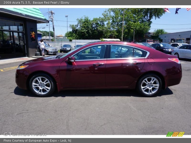 Basque Red Pearl / Ebony 2009 Acura TL 3.5