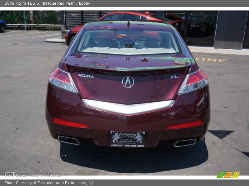 Basque Red Pearl / Ebony 2009 Acura TL 3.5
