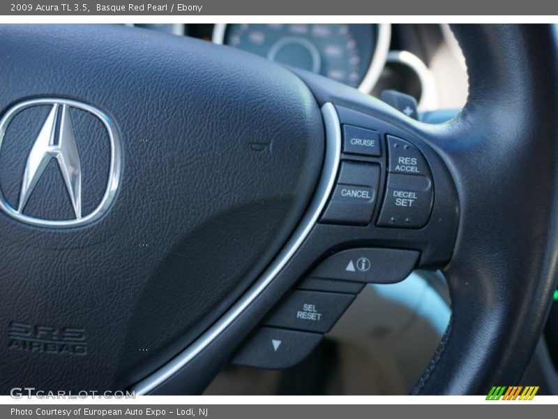 Basque Red Pearl / Ebony 2009 Acura TL 3.5
