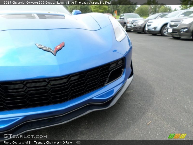 Laguna Blue Tintcoat / Adrenaline Red 2015 Chevrolet Corvette Z06 Coupe