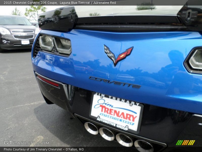 Laguna Blue Tintcoat / Adrenaline Red 2015 Chevrolet Corvette Z06 Coupe