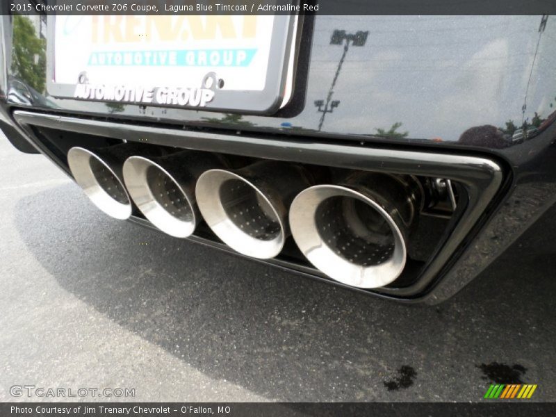 Laguna Blue Tintcoat / Adrenaline Red 2015 Chevrolet Corvette Z06 Coupe
