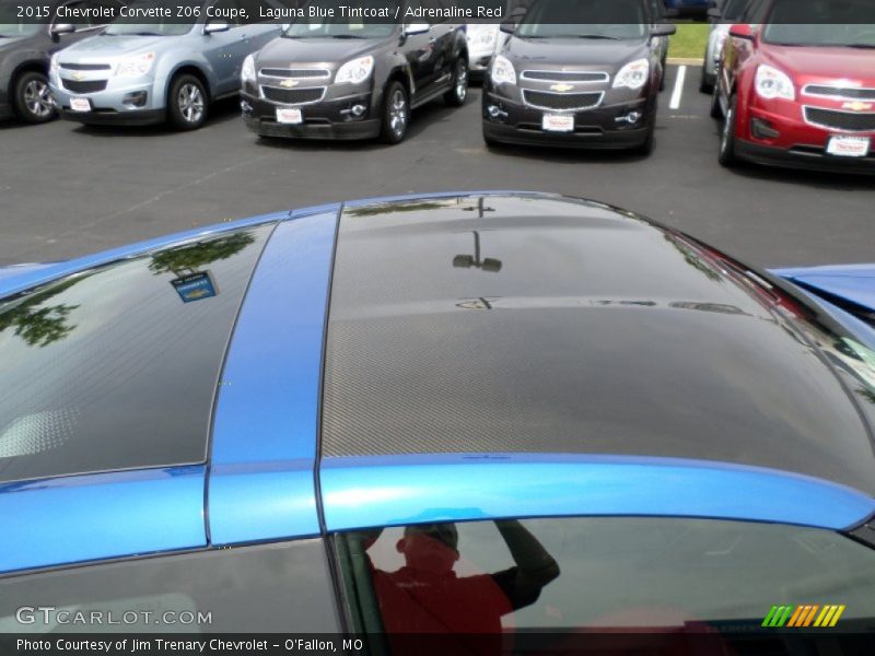 Laguna Blue Tintcoat / Adrenaline Red 2015 Chevrolet Corvette Z06 Coupe