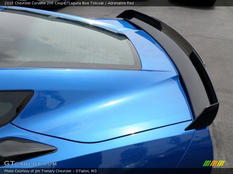 Laguna Blue Tintcoat / Adrenaline Red 2015 Chevrolet Corvette Z06 Coupe