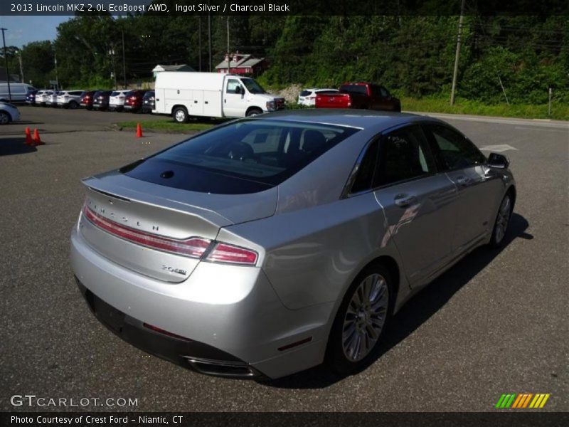 Ingot Silver / Charcoal Black 2013 Lincoln MKZ 2.0L EcoBoost AWD