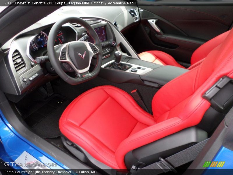  2015 Corvette Z06 Coupe Adrenaline Red Interior
