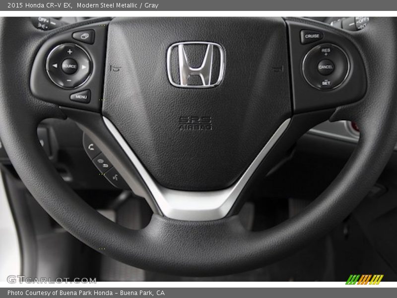 Modern Steel Metallic / Gray 2015 Honda CR-V EX