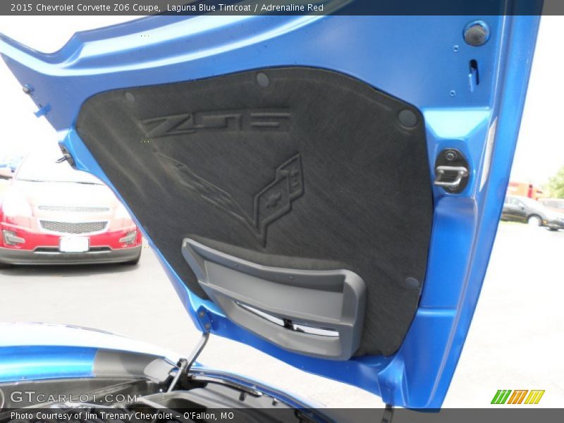 Laguna Blue Tintcoat / Adrenaline Red 2015 Chevrolet Corvette Z06 Coupe
