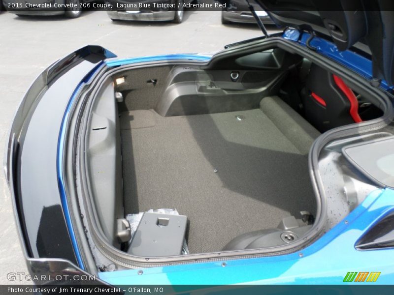 Laguna Blue Tintcoat / Adrenaline Red 2015 Chevrolet Corvette Z06 Coupe