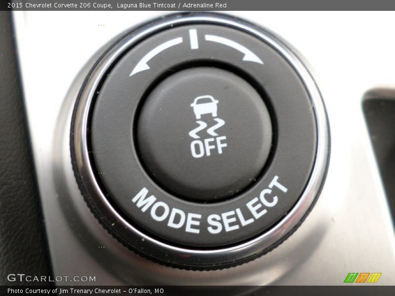 Controls of 2015 Corvette Z06 Coupe