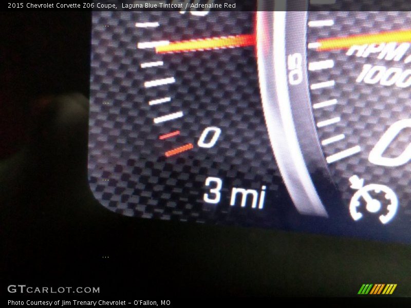 Laguna Blue Tintcoat / Adrenaline Red 2015 Chevrolet Corvette Z06 Coupe