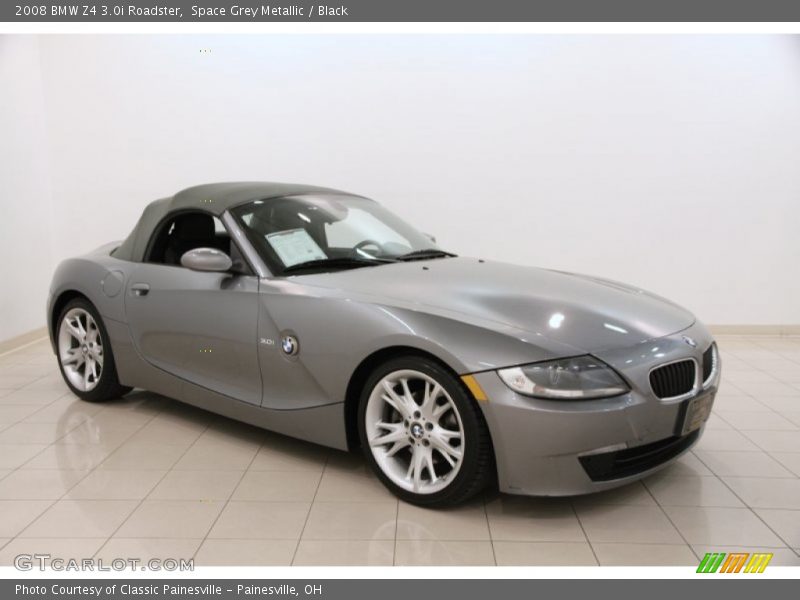 Space Grey Metallic / Black 2008 BMW Z4 3.0i Roadster