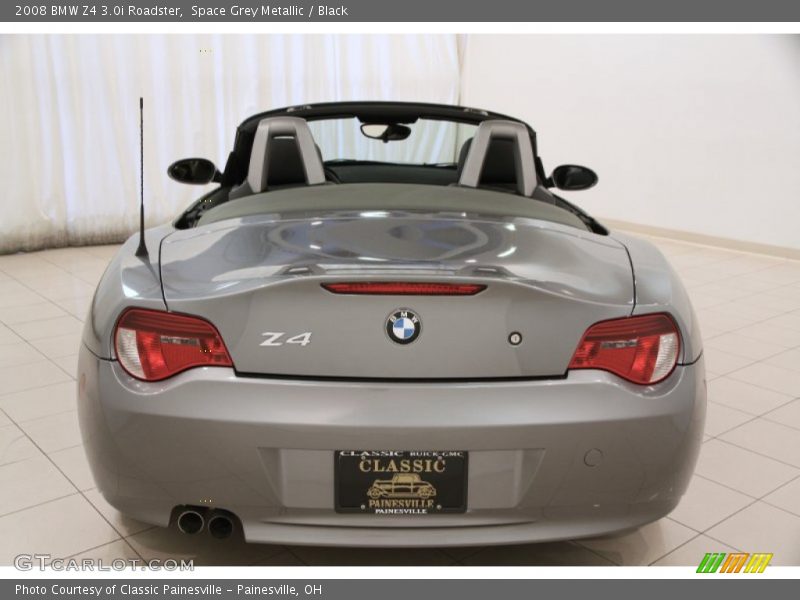 Space Grey Metallic / Black 2008 BMW Z4 3.0i Roadster