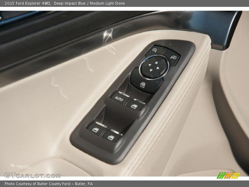 Deep Impact Blue / Medium Light Stone 2015 Ford Explorer 4WD
