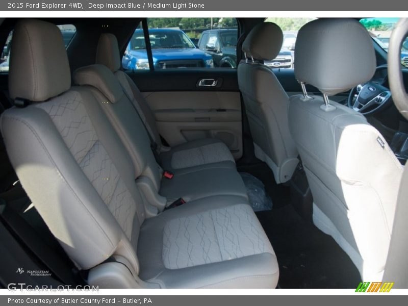 Deep Impact Blue / Medium Light Stone 2015 Ford Explorer 4WD