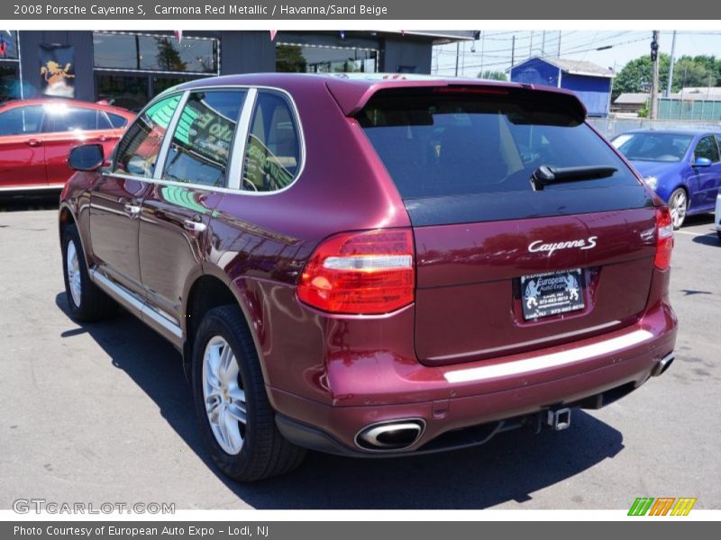Carmona Red Metallic / Havanna/Sand Beige 2008 Porsche Cayenne S