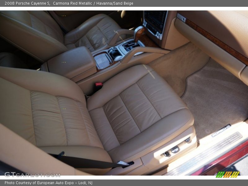 Carmona Red Metallic / Havanna/Sand Beige 2008 Porsche Cayenne S