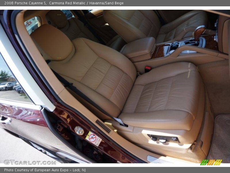 Carmona Red Metallic / Havanna/Sand Beige 2008 Porsche Cayenne S