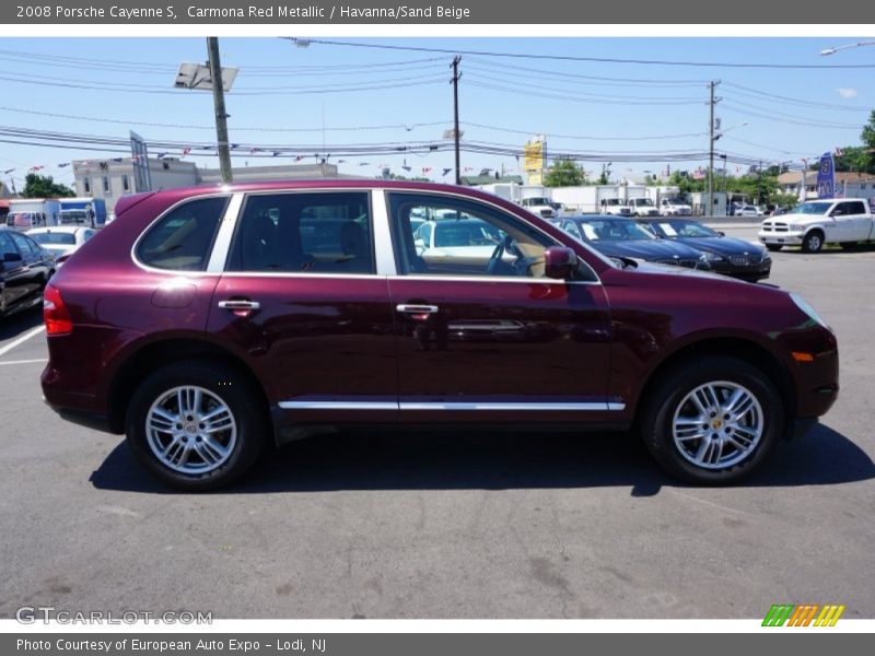 Carmona Red Metallic / Havanna/Sand Beige 2008 Porsche Cayenne S