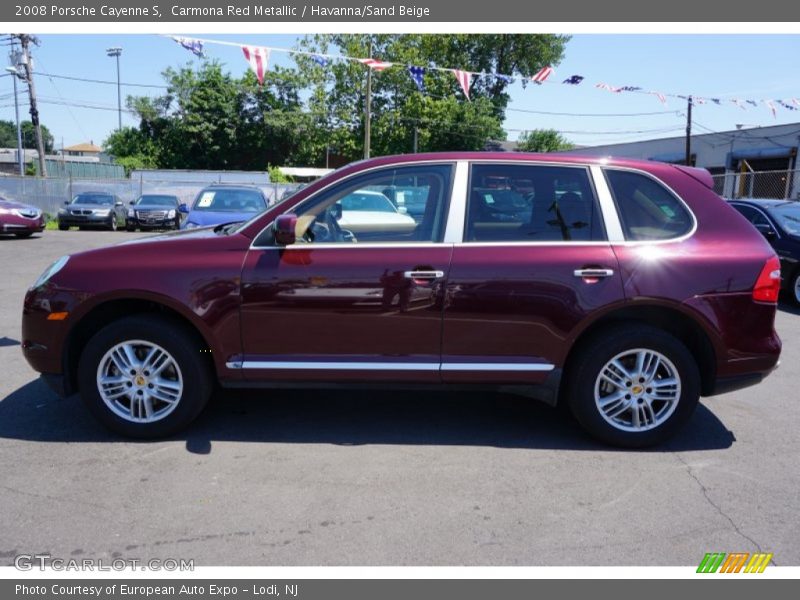 Carmona Red Metallic / Havanna/Sand Beige 2008 Porsche Cayenne S