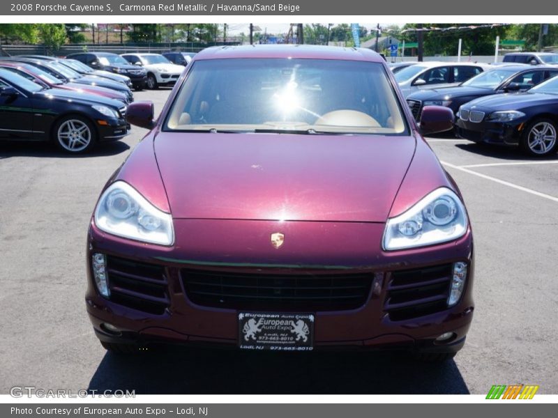 Carmona Red Metallic / Havanna/Sand Beige 2008 Porsche Cayenne S