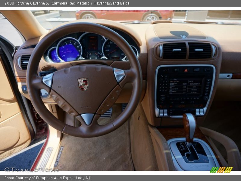 Carmona Red Metallic / Havanna/Sand Beige 2008 Porsche Cayenne S