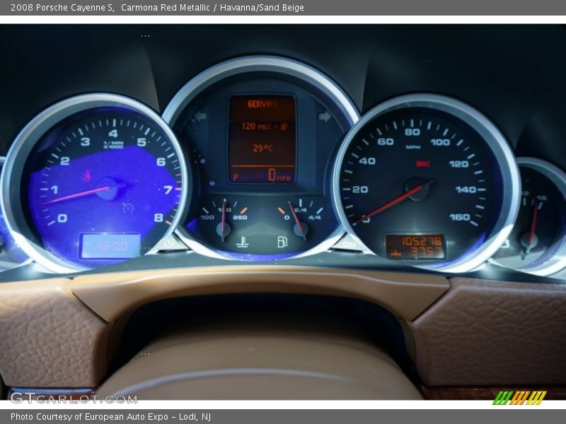 Carmona Red Metallic / Havanna/Sand Beige 2008 Porsche Cayenne S