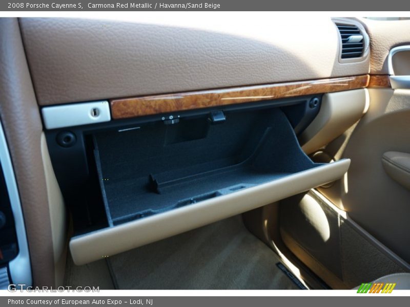 Carmona Red Metallic / Havanna/Sand Beige 2008 Porsche Cayenne S