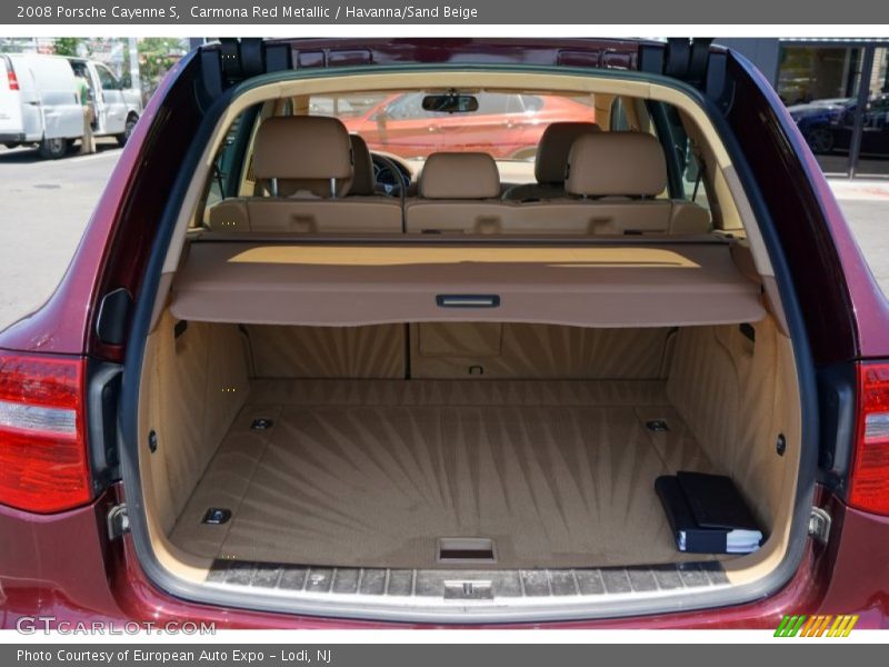 Carmona Red Metallic / Havanna/Sand Beige 2008 Porsche Cayenne S