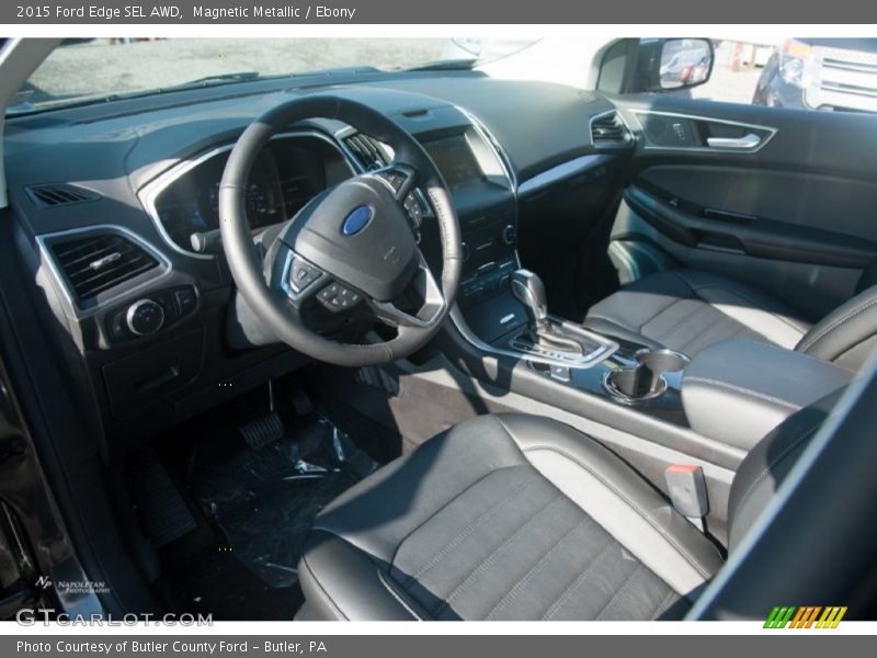 Magnetic Metallic / Ebony 2015 Ford Edge SEL AWD