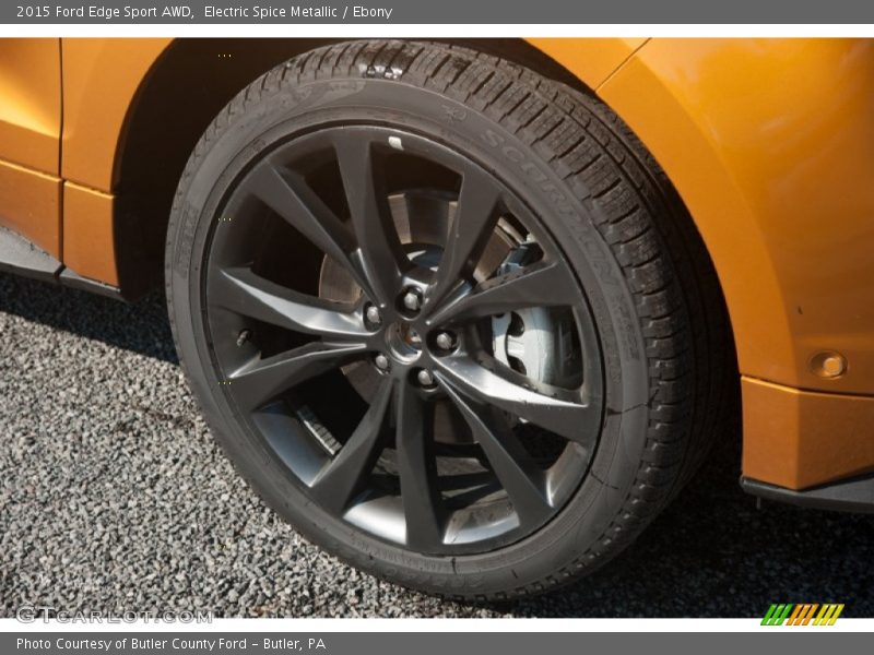 Electric Spice Metallic / Ebony 2015 Ford Edge Sport AWD