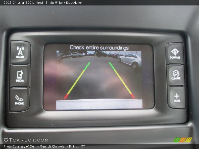 Bright White / Black/Linen 2015 Chrysler 200 Limited
