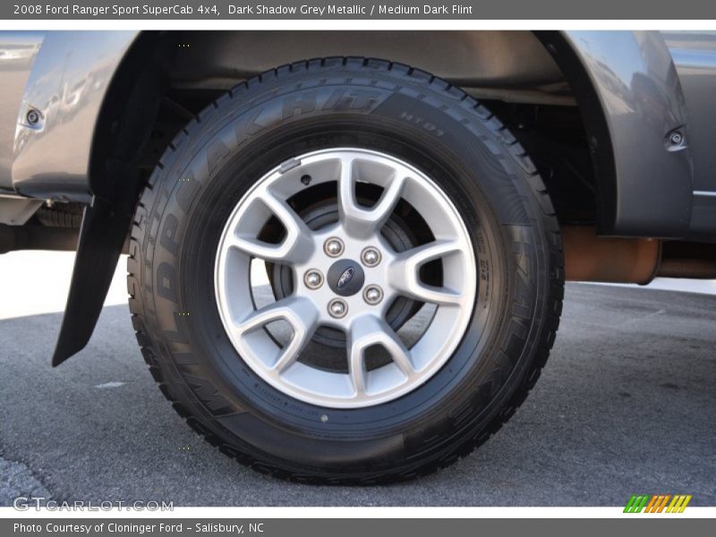 Dark Shadow Grey Metallic / Medium Dark Flint 2008 Ford Ranger Sport SuperCab 4x4