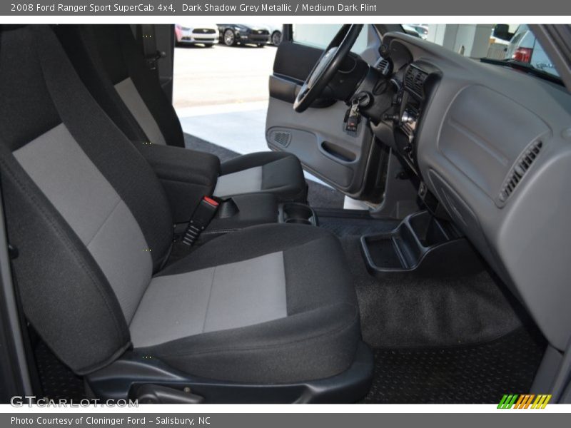 Dark Shadow Grey Metallic / Medium Dark Flint 2008 Ford Ranger Sport SuperCab 4x4