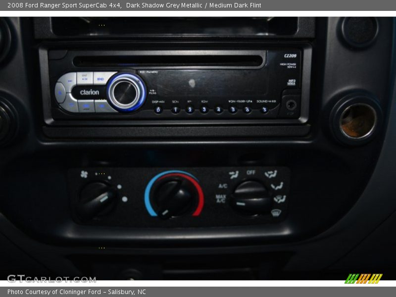 Dark Shadow Grey Metallic / Medium Dark Flint 2008 Ford Ranger Sport SuperCab 4x4