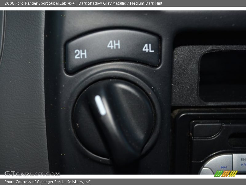 Dark Shadow Grey Metallic / Medium Dark Flint 2008 Ford Ranger Sport SuperCab 4x4