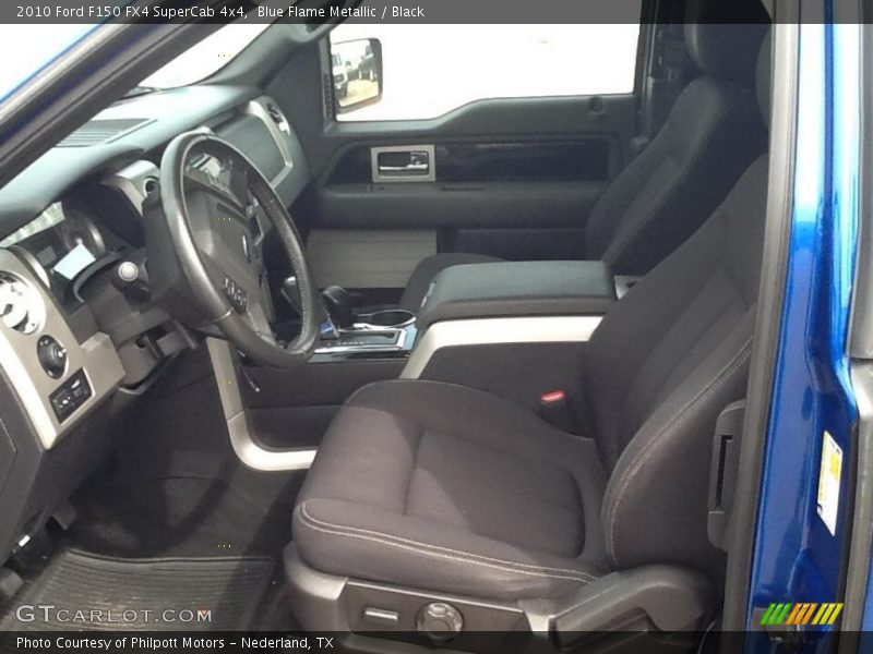 Blue Flame Metallic / Black 2010 Ford F150 FX4 SuperCab 4x4