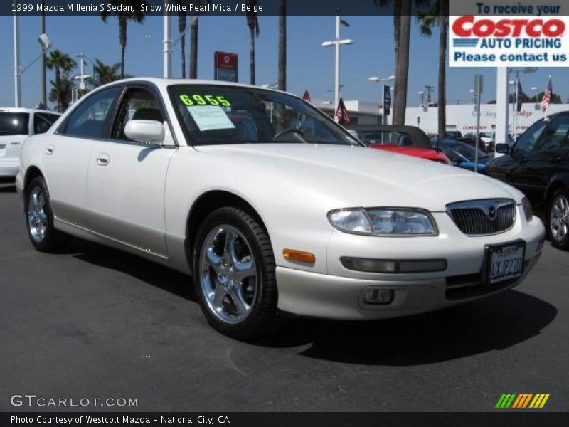 Snow White Pearl Mica / Beige 1999 Mazda Millenia S Sedan
